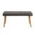 Hanah Home Trpezarijska klupa Stormi Bench 100x39cm Bež-Antracit