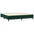 Vidaxl Box spring postelja z vzmetnico temno zelena 200x200 cm žamet