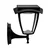 LED solarna zidna lampa LED/2W/3,7V 3000/6000K IP65 2200 mAh crna