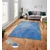 Conceptum Hypnose Tepih Asr Crpt-104, Pravougaoni, 80x140 cm, Svetloplavi