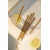 Set of 10 bamboo straws, 19 cm - Natural Elements