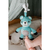Medvedek babyted na navijanje pliš 30cm obešanka za posteljico/voziček