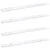 Polica na zidu s policom 4 pcs Bijeli mramor 100 x 9 x 3 cm