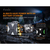 Fenix HP16R1250 - LED punjiva čelna lampa 3xLED/USB 4xAA IP66 1250 lm 600 h