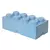 LEGO škatla za shranjevanje kock (250x500x180mm), svetlo modra