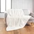 Kremno bela odeja iz mikropliša 180x220 cm Foxy – douceur dintérieur