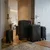 Set kofera 4u1 u crnoj boji - Deco Ray dezen
