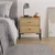 Hanah Home Noćni stočić, 44.9x52x35cm, Bež