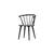 Venture Design Jedilni stol Bobby 53x55x76 cm črne barve