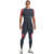 UNDER ARMOUR UA HeatGear Compression Novelty SS Shirt, Downpour Grey/After Burn, (20557478-c559979)