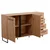 Homestyle4U Komoda, 159x92,5x42 cm, rjava