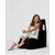 Atelier del Sofa Lazy bag Crni