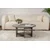 Hanah Home Klub sto Moira, O90x41cm, Sivi