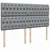 Vidaxl Box spring postelja z vzmetnico svetlo siva 200x200 cm blago