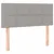 Vidaxl Box spring postelja z vzmetnico svetlo siv 100x200 cm blago