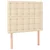 vidaXL Box spring postelja z vzmetnico krem 120x190 cm blago
