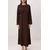 Trendyol Modest Ženska haljina Tctss26Eb00155, Smeđa