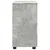 Kupaonski ormar s ladicama Betonski sivi 76,5 x 35 x 64 cm