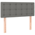 Krevet box spring s madracem LED tamnosivi 80 x 200 cm tkanina