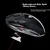 Inphic Bežični miš, Bluetooth, USB, 12000DPI, Crni