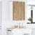 Vidaxl Viseča omarica Umetni hrast 60 x 31 x 80 cm Konstruiran les