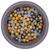 WALLXPERT Ogradica sa lopticama Bubble Pops v4 Grey