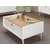 Hanah Home klub sto Mitra 9090, 90 cm, beli / Artisan