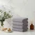 Central - Grey Grey Hand Towel Set (4 Pieces)