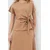 Trend Alacati Stili Ženski komplet bluza i suknja Alc-X13479, Smeđi