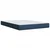 vidaXL vidaXL Box spring postelja z vzmetnico modra 140x190 cm blago, (21304779)