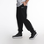 Slazenger Muški donji deo trenerke Logo cuffed pants, Crni