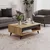 Hanah Home Klub sto Century, 90x38x60 cm, Boje hrasta