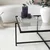 Hanah Home Klub sto Sun S409 85x35x85cm Crni