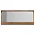Ogledalo Polica Staro drvo 90 x 10,5 x 37 cm Konstruirano drvo