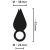 Belou Flutter Effect Finger Vibrator Black