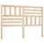 Vidaxl Posteljno vzglavje 126x4x100 cm trdna borovina
