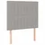 Vidaxl Box spring postelja z vzmetnico svetlo siv 100x200 cm blago