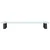 Stalak za monitor crni 60x20x8 cm kaljeno staklo i metal