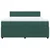 Vidaxl Box spring postelja z vzmetnico temno zelena 180x200 cm žamet