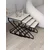 Hanah Home Ela set od 4 umetnuta stočića, crni ram, krem MDF ploče