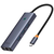 Hub 6w1 Baseus UltraJoy 6-Port ( USB-C to 1xHDMI4K@30Hz + 3xUSB 3.0 + 1xPD +RJ45)