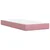 Box spring krevet s madracem ružičasti 80 x 200 cm baršunasti