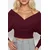 Trend Alacati Stili Ženska bluza dugih rukava ALC-019-053-BLZ, V-izrez, Šljivasta