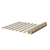 AtmoWood Leseno letveno dno 90 x 200 cm