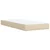 vidaXL vidaXL Box spring postelja z vzmetnico krem 90x200 cm blago, (21291756)
