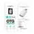 Superior OTG adapter CO-BV2, Micro USB, Sivi