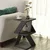 Hanah Home Klub sto Albeni, 29.6x54.2x29.6 cm, Tamnosivi