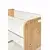 Hanah Home Polica za knjige, 57x55x34cm, Bela
