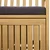 Klupa za pohranu 2 -Seater 148 x 63 x 84 cm Pravokutni