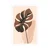 Plakat abstraktne botanične oblike monstera - 30x45 silver